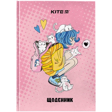 Дневник школьный Kite Cats K24-262-1, твердая обложка K24-262-1 фото