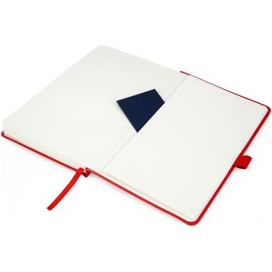 Книга записна Axent Partner 8308-05-A, A5-, 125x195 мм, 96 аркушів, лінія, тверда обкладинка, червона 8308-05-A фото