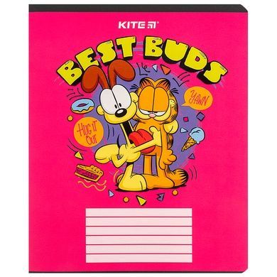 Тетрадь школьная Kite Garfield GF24-236, 18 листов, клетка GF24-236 фото