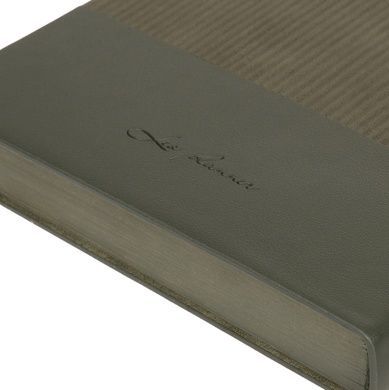 Щоденник-діловий записник А5 Leo Planner датований 2026 "Velvet", м'який, темно-зелений, 368 сторінок (252637) 252637 фото