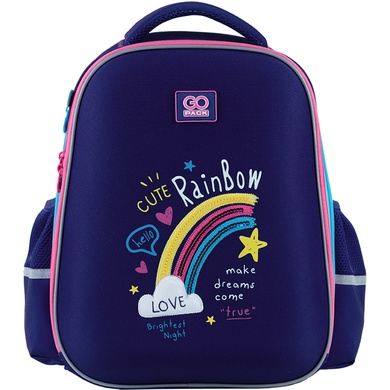 Рюкзак GoPack Education напівкаркасний GO24-165M-1 Cute Rainbow GO24-165M-1 фото