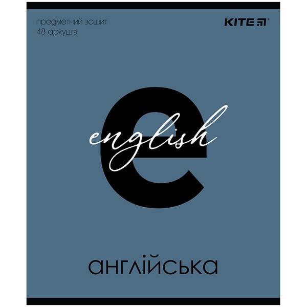 Зошит предметний Kite Letters K24-240-2, 48 аркушів, лінія, англійська мова K24-240-2 фото