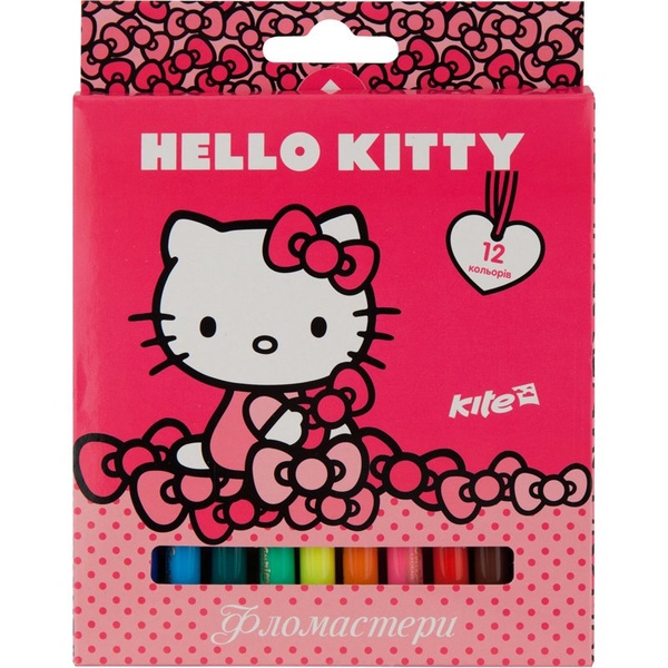 Фломастеры Hello Kitty, 12 цветов HK17-047 HK17-047 фото