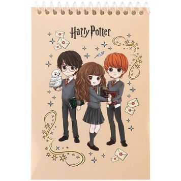 Блокнот на спіралі Kite Harry Potter HP26-196, А6, 48 аркушів, нелінований HP26-196 фото