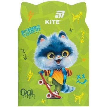 Блокнот Kite Skate cat K25-461-1, 48 аркушів, клітинка K25-461-1 фото