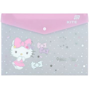 Папка на кнопці Kite Hello Kitty HK25-244-5, А4 HK25-244-5 фото