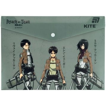 Папка на кнопці Kite Attack on Titan AT25-244, А4 AT25-244 фото