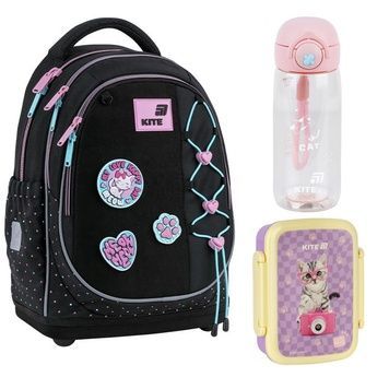 Рюкзак школьный Kite Education Pretty Kitty K26-724S-1 3в1 K26-724S-1set фото