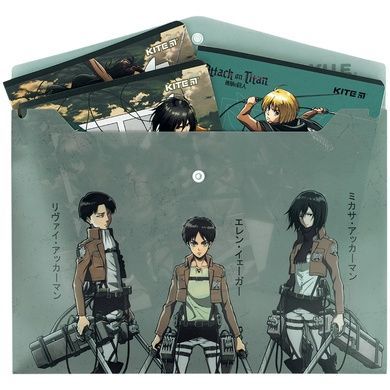 Папка на кнопці Kite Attack on Titan AT25-244, А4 AT25-244 фото