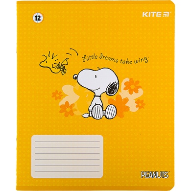 Тетрадь школьная Kite Snoopy SN22-232, 12 листов, клетка SN22-232 фото