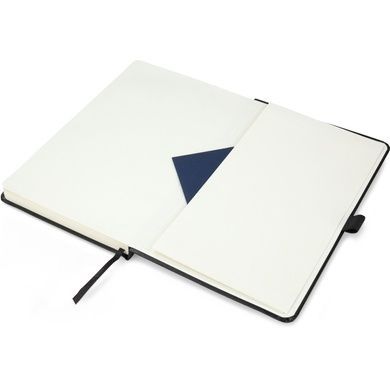 Книга записна Axent Partner 8308-01-A, A5-, 125x195 мм, 96 аркушів, лінія, тверда обкладинка, чорна 8308-01-A фото