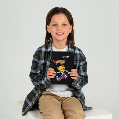 Пенал без наповнення Kite Hot Wheels Skate HW25-622-2, 1 відділення, 2 відворот HW25-622-2 фото