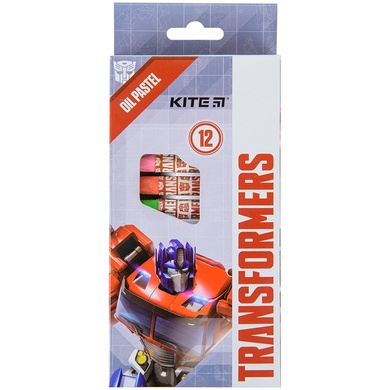 Пастель масляна Kite Transformers TF22-071, 12 кольорів TF22-071 фото