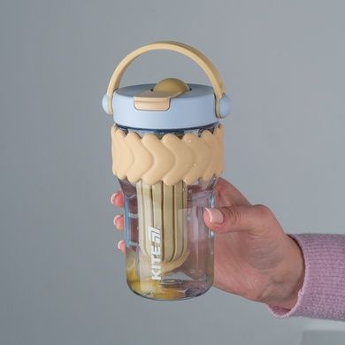 Стакан для води Kite K25-1230-1, 700 мл, бежево-блакитний K25-1230-1 фото