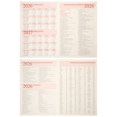 Щоденник-діловий записник А5 Leo Planner датований 2026 "Velvet", м'який, чорний, 368 сторінок (252638) 252638 фото