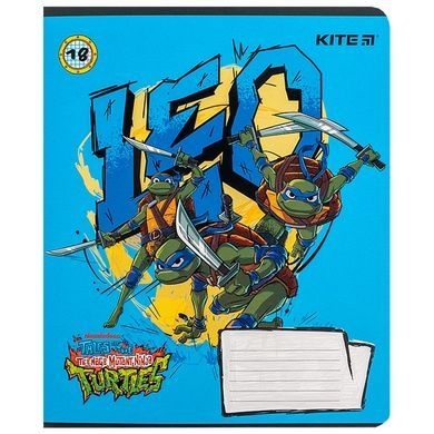 Зошит шкільний Kite Ninja Turtles NT24-236, 18 аркушів, клітинка NT24-236 фото