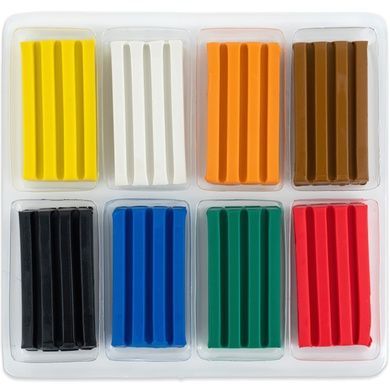 Пластилін восковий Kite Hot Wheels HW25-082, 8 кольорів, 160 г HW25-082 фото