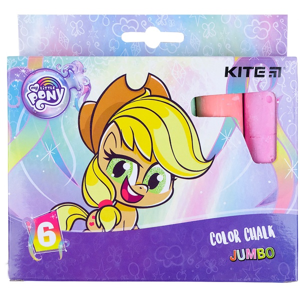 Крейда кольорова Kite Jumbo My Little Pony LP21-073, 6 кольорів LP21-073 фото