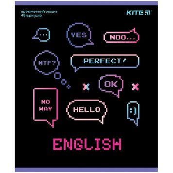 Предметная тетрадь Kite Neo K24-240-10, 48 листов, в линию, английский язык K24-240-10 фото