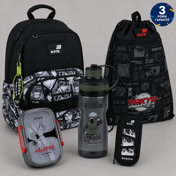 Школьный набор Kite Education Anime Boy SET_K26-585M-5 5в1 SET_K26-585M-5 фото