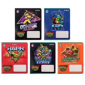 Зошит шкільний Kite Ninja Turtles NT24-237, 18 аркушів, лінія NT24-237 фото