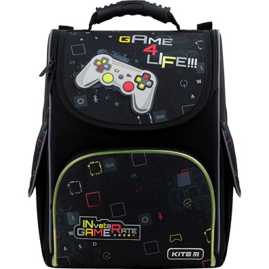 Набір рюкзак +пенал + сумка для взуття Kite 501S Game 4 Life SET_K22-501S-8 (LED) фото