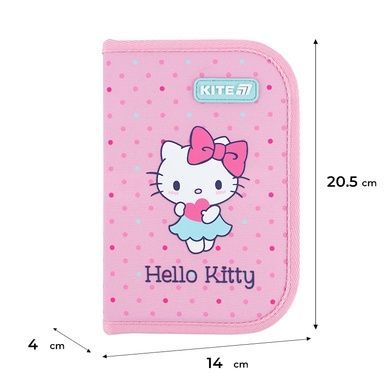 Пенал с наполнением Kite Hello Kitty HK26-622H, 1 отделение, 2 отворот HK26-622H фото