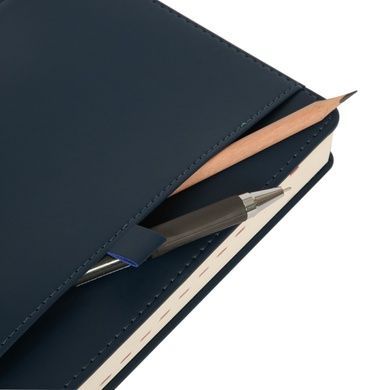 Дневник-деловая записная книжка А5 Leo Planner датированный 2026 "Legacy", твердый, синий, 368 страниц (252648) 252648 фото