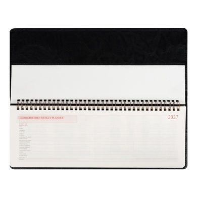Планинг настольный Leo Planner Status 34х13 см датированный 2027 черный 128 страниц 252764 фото