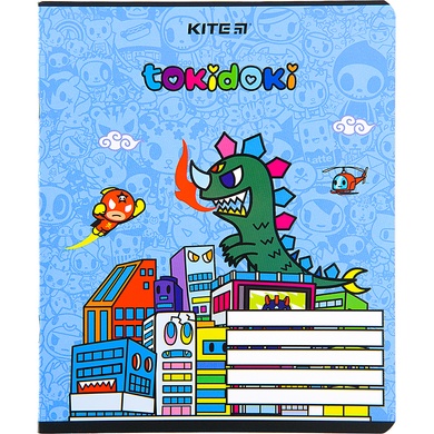 Зошит шкільний Kite tokidoki TK22-232, 12 аркушів, клітинка TK22-232 фото