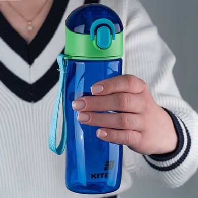 Пляшечка для води Kite K25-400-3, 530 мл, синя K25-400-3 фото