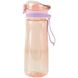 Пляшечка для води з трубочкою Kite K22-419-01, 600 мл, рожева K22-419-01 фото 1