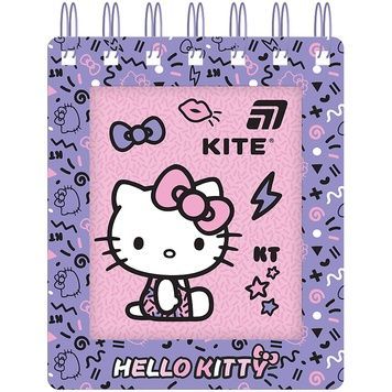Блокнот на спіралі Kite Hello Kitty HK26-276-1, 80 аркушів, клітинка HK26-276-1 фото