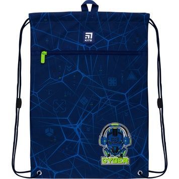 Сумка для взуття з кишенею Kite Education Cyber K22-601M-8 K22-601M-8 фото