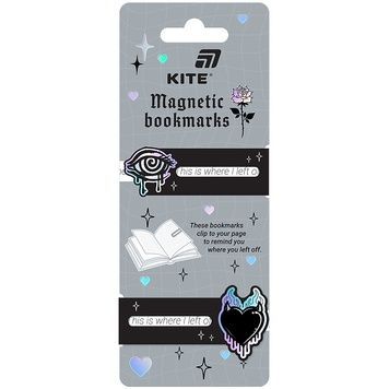 Набір магнітних закладок-індикаторів Kite Noir K26-496-2 K26-496-2 фото