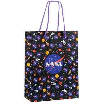 Пакет бумажный подарочный Kite NASA NS22-265K, 18х24см NS22-265K фото