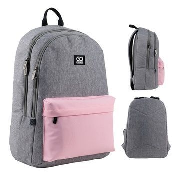 Рюкзак GoPack Education Teens GO24-140L-1 серо-розовый GO24-140L-1 фото