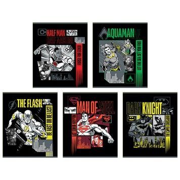 Зошит шкільний Kite DC Comics DC24-238, 24 аркуша, клітинка DC24-238 фото