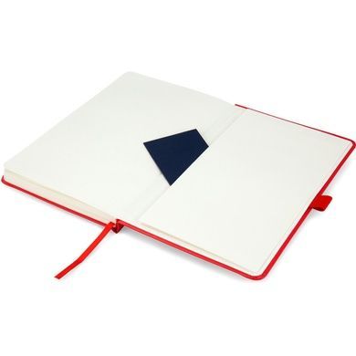 Книга записна Axent Partner 8307-05-A, A5-, 125x195 мм, 96 аркушів, нелінований, тверда обкладинка, червона 8307-05-A фото