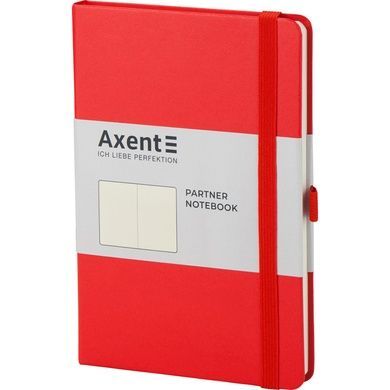 Книга записна Axent Partner 8307-05-A, A5-, 125x195 мм, 96 аркушів, нелінований, тверда обкладинка, червона 8307-05-A фото