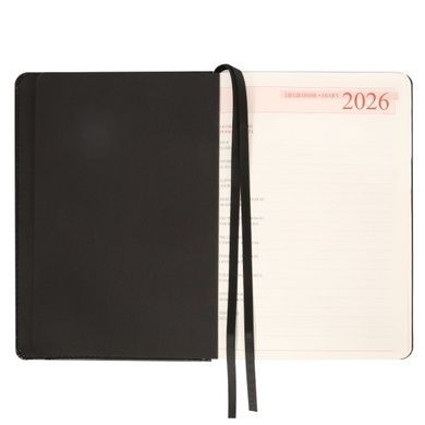 Дневник-деловая записная книжка А5 Leo Planner датированный 2026 "Legacy", твердая, черная, 368 страниц (252649) 252649 фото