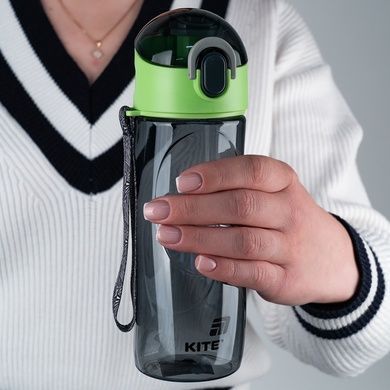 Пляшечка для води Kite K25-400-2, 530 мл, сіра K25-400-2 фото