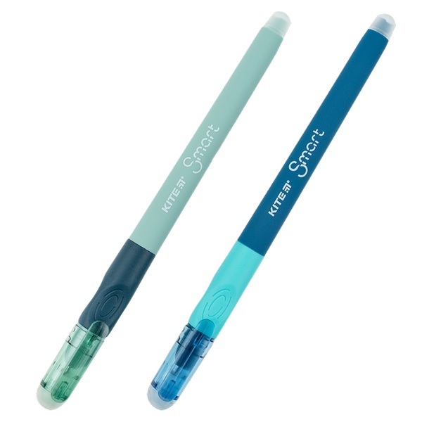 Ручка гелева "пиши-стирай" Kite Smart K23-098-1, синя K23-098-1 фото