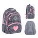 Рюкзак шкільний GoPack Education Fluffy Heart GO26-175M-4