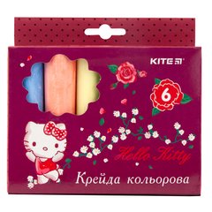 Мел цветной Kite Jumbo, 6 цветов, Hello Kitty HK19-073
