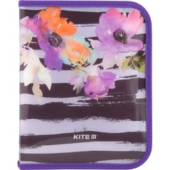 Папка на молнии Kite Flowers B5 K18-203-2