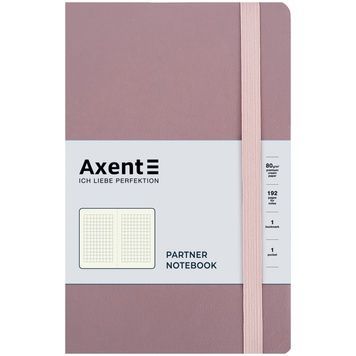 Книга записна Axent Partner Soft Earth Colors 8620-03-A, 125x195 мм, 96 аркушів, рожева 8620-03-A фото