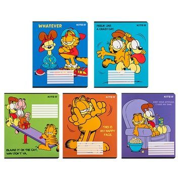 Зошит шкільний Kite Garfield GF24-237, 18 аркушів, лінія GF24-237 фото