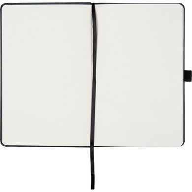 Книга записна Axent Partner 8307-01-A, A5-, 125x195 мм, 96 аркушів, нелінований, тверда обкладинка, чорна 8307-01-A фото