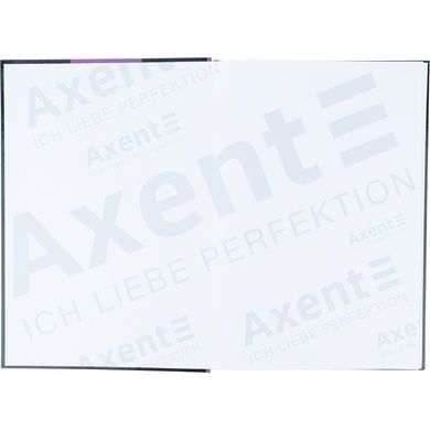 Книга записна Axent Colors 8421-07-A, А4, 80 аркушів, клітинка, фіолетова 8421-07-A фото